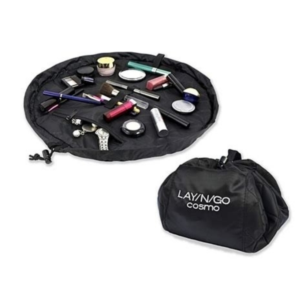Lay-N-Go COSMO black cosmetic bag
